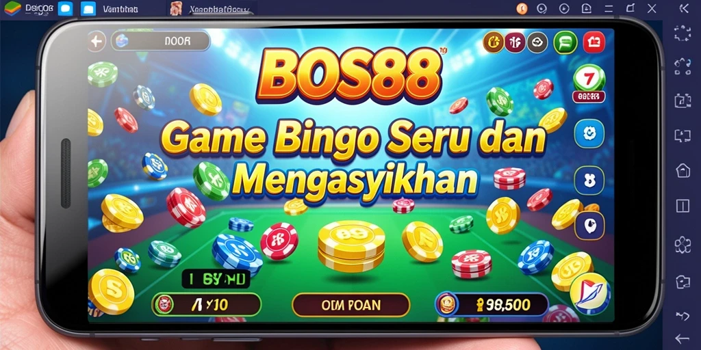 Tampilan menarik dari gameplay Bingo di BOS88.