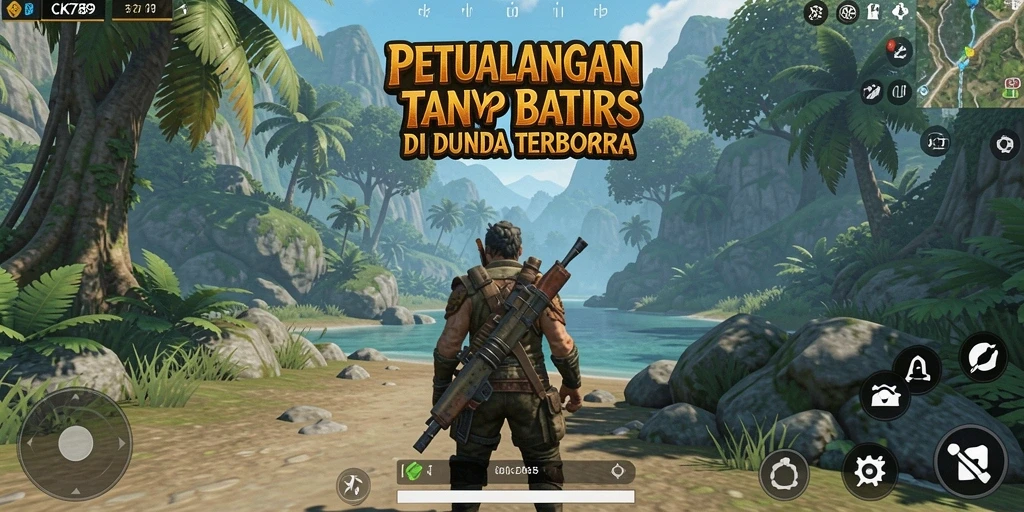 Tampilan gameplay CK789 yang menggambarkan dunia terbuka yang mendebarkan.