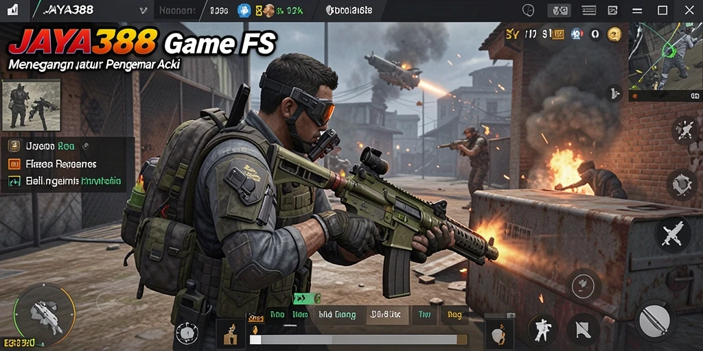Gameplay seru di <strong>JAYA388</strong> menampilkan aksi tembak-menembak intens.