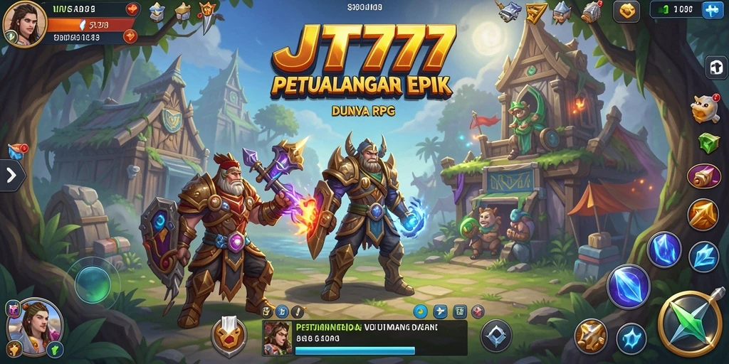 Tampilan menakjubkan dari gameplay karakter dalam JT777.