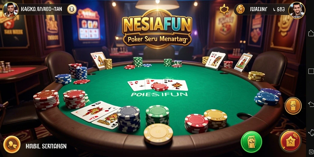 Tampilan gameplay seru dan menegangkan dalam NESIAFUN.