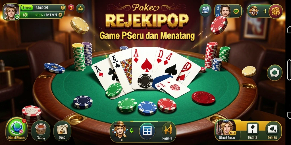 Tampilan gameplay seru dari REJEKIPOP dengan grafik menarik.